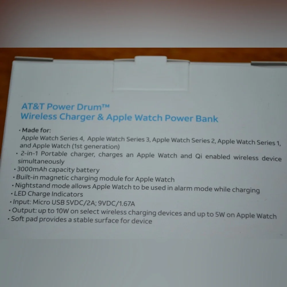 Wireless Charger & Apple Watch Power Bank